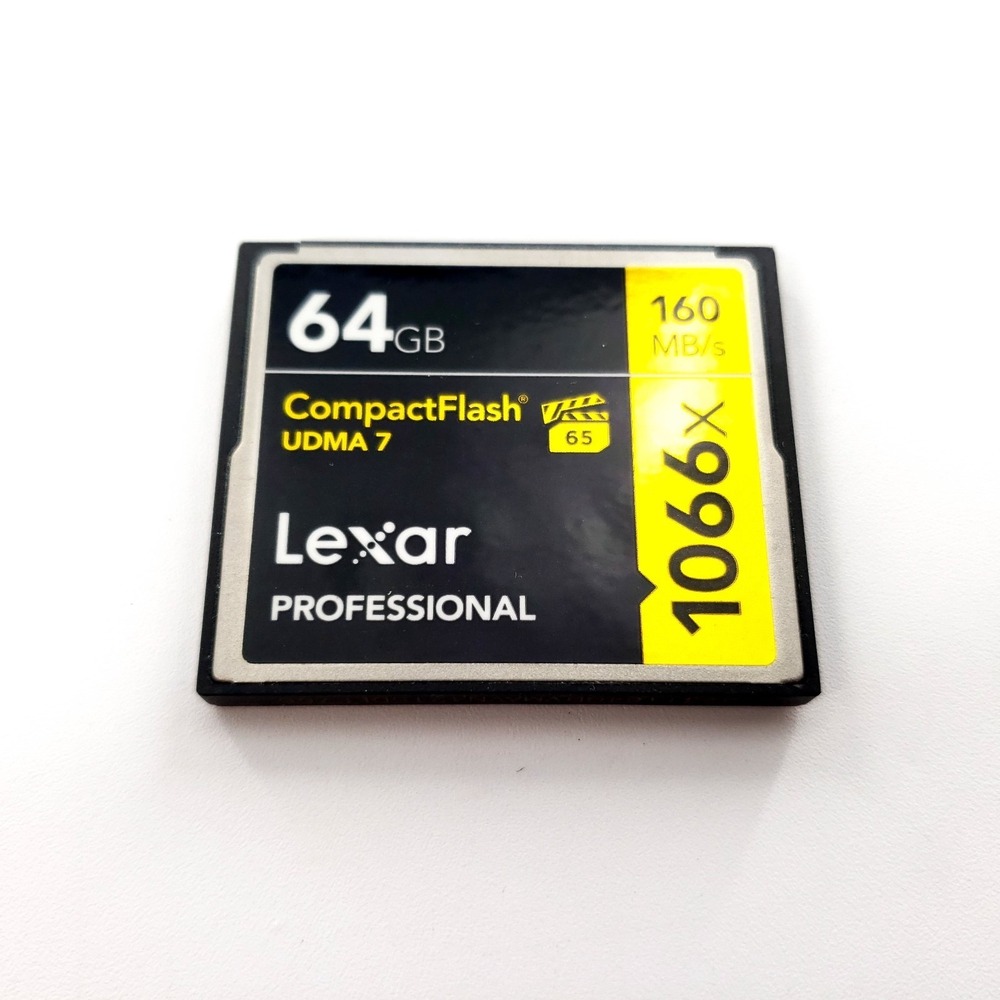 Lexar Professional 1066X 64GB Compact Flash CF Card UDMA 7 Tested & Works